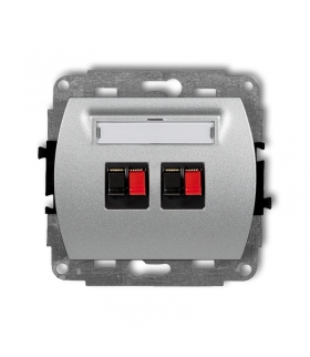 TREND Mechanizm gniazda głośnikowego podwójnego Karlik 7GG-2