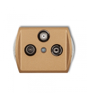 TREND Mechanizm gniazda abonenckiego RTV-SAT przelotowego 10dB Karlik 8GSP