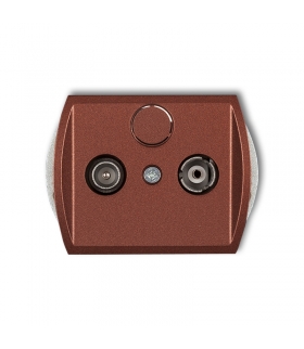 TREND Mechanizm gniazda abonenckiego RTV końcowego w szeregu gniazd przelotowych 6dB Karlik 9G6K