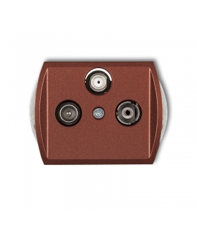 TREND Mechanizm gniazda abonenckiego RTV-SAT przelotowego 10dB Karlik 9GSP