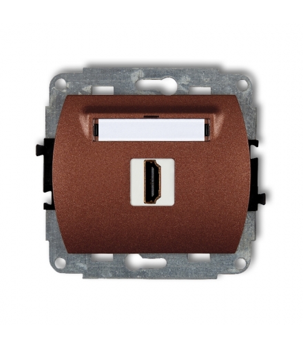 TREND Mechanizm gniazda pojedynczego HDMI 2.0 Karlik 9HDMI-1