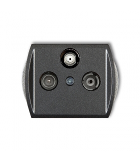 TREND Mechanizm gniazda abonenckiego RTV-SAT końcowego (2 wejścia antenowe) Karlik 11GST