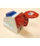 GNIAZDO STAŁE KOMBI 16/4 + 230V IP44
