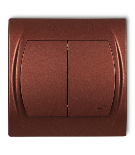 LOGO Łącznik jednobiegunowy ze schodowym (wspólne zasilanie) Karlik 9LWP-10.1