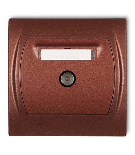 LOGO Gniazdo antenowe TV pojedyncze Karlik 9LGTV-1