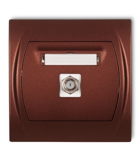 LOGO Gniazdo antenowe pojedyncze typu F (SAT) Karlik 9LGF-1