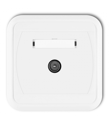 LIZA Gniazdo antenowe pojedyncze TV Karlik GTV-1L