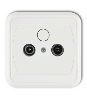 LIZA Gniazdo abonenckie RTV przelotowe 15dB Karlik GAP-1L15