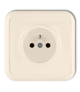 LIZA Gniazdo pojedyncze z uziemieniem 2P+Z Karlik 1GPT-1z