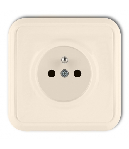 LIZA Gniazdo pojedyncze z uziemieniem 2P+Z Karlik 1GPT-1z