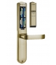SZYLD ZAMKA ELEKTROMECHANICZNEGO ELH-40B9 brass - z czytnikiem kart zbliżeniowych (RFID) i zamkiem szyfrowym, mosiądz
