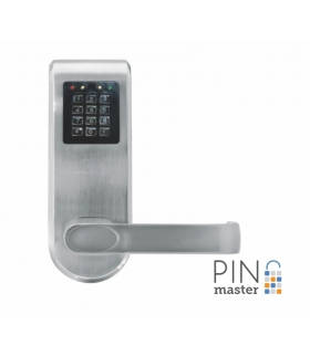 SZYLD Z KONTROLĄ DOSTĘPU EURA ELH-92B9 SILVER PINMASTER z funkcją otwierania kodem PIN wysyłanym przez SMS