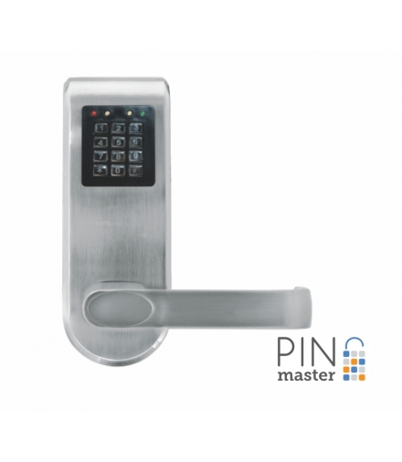 SZYLD Z KONTROLĄ DOSTĘPU EURA ELH-92B9 SILVER PINMASTER z funkcją otwierania kodem PIN wysyłanym przez SMS