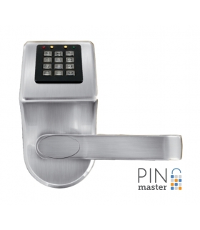 SZYLD Z KONTROLĄ DOSTĘPU EURA ELH-90B9 SILVER PINMASTER z funkcją otwierania kodem PIN wysyłanym przez SMS B91A790