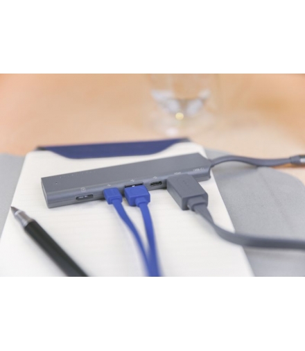 DockingHUB USB-C wielofukncyjny HUB USB-C 5w1