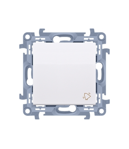 Przycisk "dzwonek" biały 10AX CD1.01/11