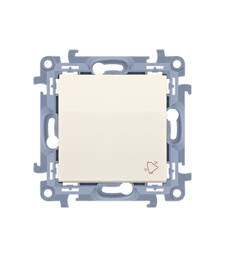 Przycisk "dzwonek" kremowy 10AX CD1.01/41