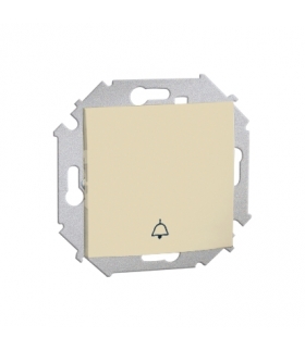 Przycisk "dzwonek" (moduł) 16AX 250V, zaciski śrubowe, beżowy 1591659-031