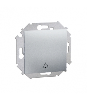 Przycisk "dzwonek" (moduł) 16AX 250V, zaciski śrubowe, aluminiowy, metalizowany 1591659-026