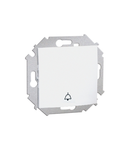 Przycisk "dzwonek" (moduł) 16AX 250V, zaciski śrubowe, biały 1591659B-030