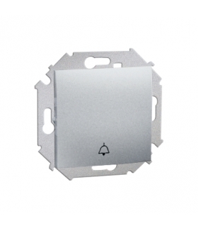 Przycisk "dzwonek" (moduł) 16AX 250V, zaciski śrubowe, aluminiowy, metalizowany 1591659B-026