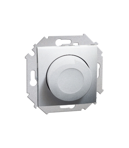 Ściemniacz naciskowo-obrotowy aluminiowy, metalizowany 1591311-026