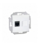 Gniazdo komputerowe pojedyncze RJ45 kategoria 5e biały 1591551-030