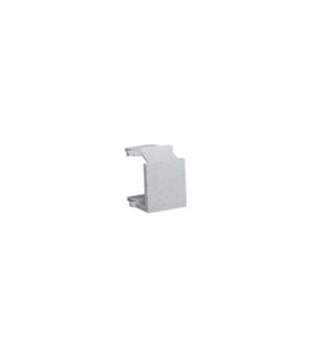 Zaślepka otworu wtyku RJ45/RJ12 pokrywy gniazda teleinformatycznego aluminium BWB-026