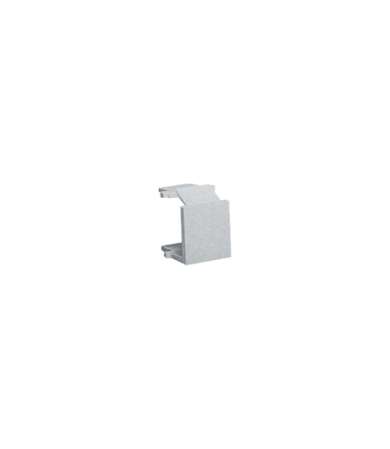 Zaślepka otworu wtyku RJ45/RJ12 pokrywy gniazda teleinformatycznego aluminium BWB-026