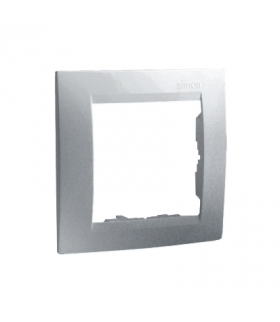 Ramka 1- krotna aluminiowy, metalizowany 1501610-026