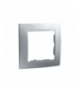 Ramka 1- krotna aluminiowy, metalizowany 1501610-026