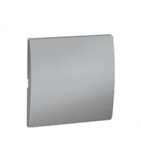Klawisz pojedynczy do łączników i przycisków aluminiowy, metalizowany MKW1/26