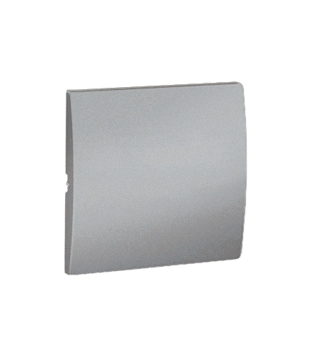 Klawisz pojedynczy do łączników i przycisków aluminiowy, metalizowany MKW1/26