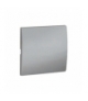 Klawisz pojedynczy do łączników i przycisków aluminiowy, metalizowany MKW1/26