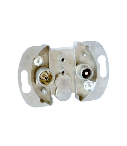 Gniazdo antenowe R-TV przelotowe tłum.23dB KONIEC PRODUKCJI - DOSTEPNY DO WYCZERPANIA STANÓW MAGAZYNOWYCH AP23M