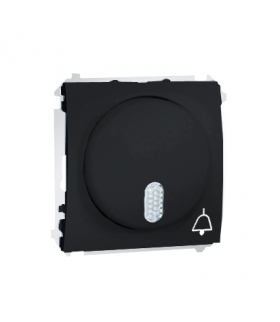 Dzwonek elektroniczny grafit mat, metalizowany MDS1.01/28