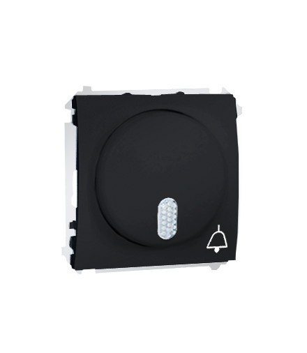 Dzwonek elektroniczny grafit mat, metalizowany MDS1.01/28