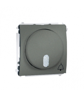 Dzwonek elektroniczny grafitowy, metalizowany MDT1.01/25