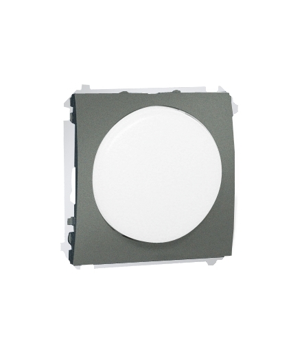 Sygnalizator świetlny LED - światło białe grafitowy, metalizowany MSS/1.01/25