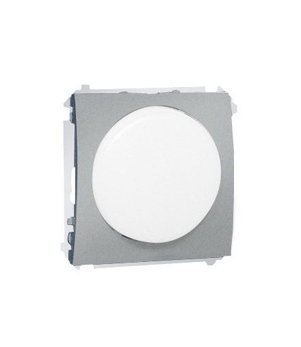 Sygnalizator świetlny LED - światło białe aluminiowy, metalizowany MSS/1.01/26