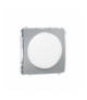 Sygnalizator świetlny LED - światło białe aluminiowy, metalizowany MSS/1.01/26