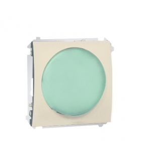 Sygnalizator świetlny LED - światło zielone beżowy MSS/3.01/12