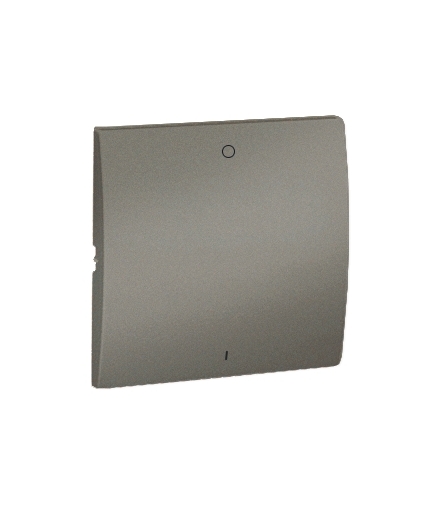 Klawisz pojedynczy do łączników i przycisków platynowy, metalizowany MKW2/27