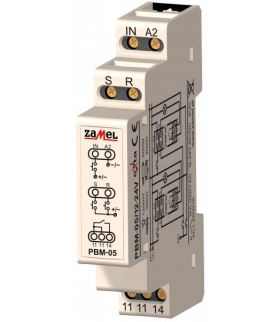 PRZEKAŹNIK BISTABILNY BEZNAPIĘCIOWY PBM-05/12-24V