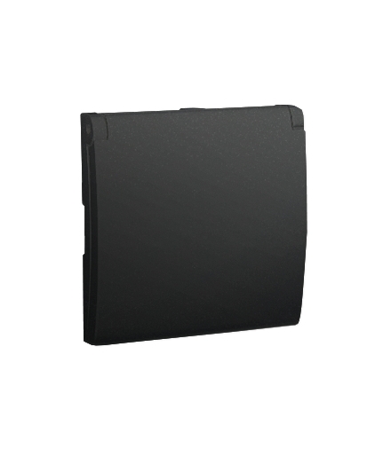 Pokrywa do gniazda wtyczkowego z uziemieniem - do wersji IP44- klapka w kolorze pokrywy grafit mat, metalizowany MGZ1BP/28