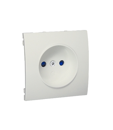 Pokrywa do gniazda wtyczkowego pojedynczego bez uziemienia ecru MG1P/10
