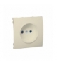 Pokrywa do gniazda wtyczkowego pojedynczego bez uziemienia beżowy MG1P/12