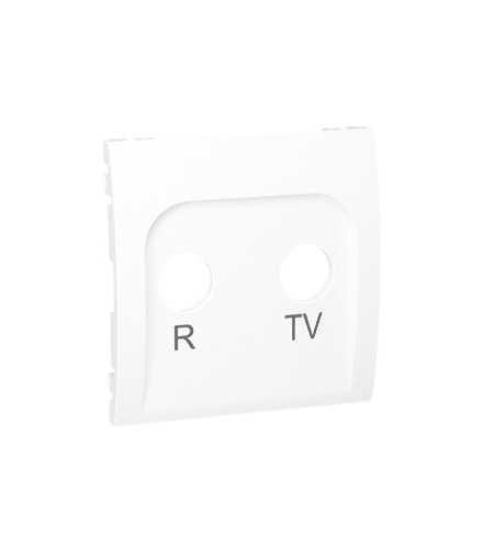 Pokrywa do gniazda antenowego R-TV końcowego i przelotowego biały MAP/11