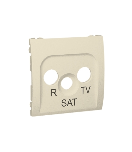 Pokrywa do gniazda antenowego R-TV-SAT beżowy MASP/12