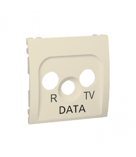 Pokrywa do gniazda antenowego R-TV-DATA beżowy MADP/12